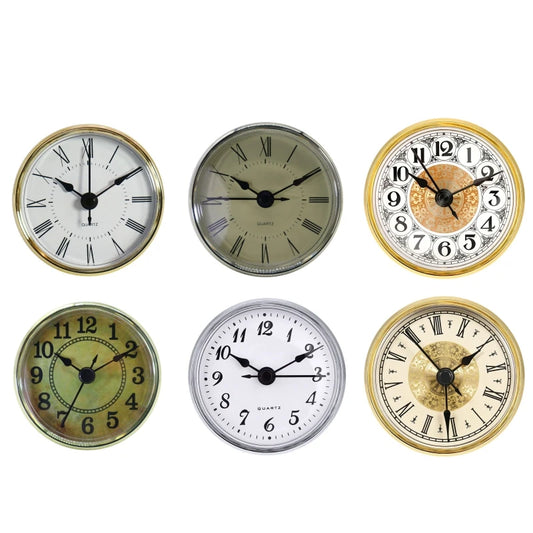 Classic Clock Craft Insert Clocks Movement Quartz Diameter 70mm