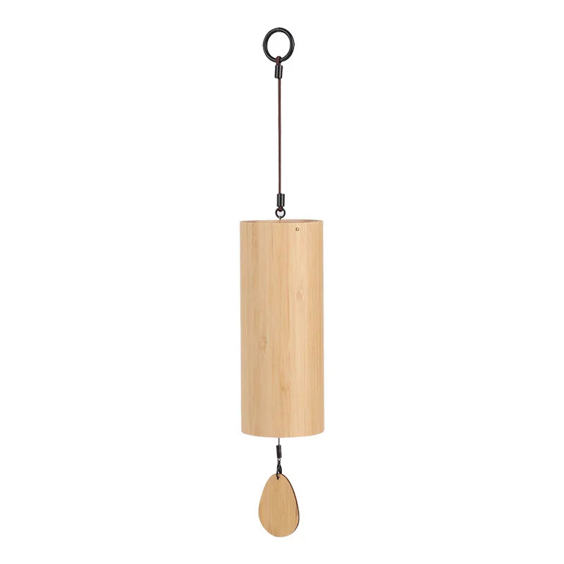 1 Set Wind Chimes Bamboo Chord Handmade Musical Windchime