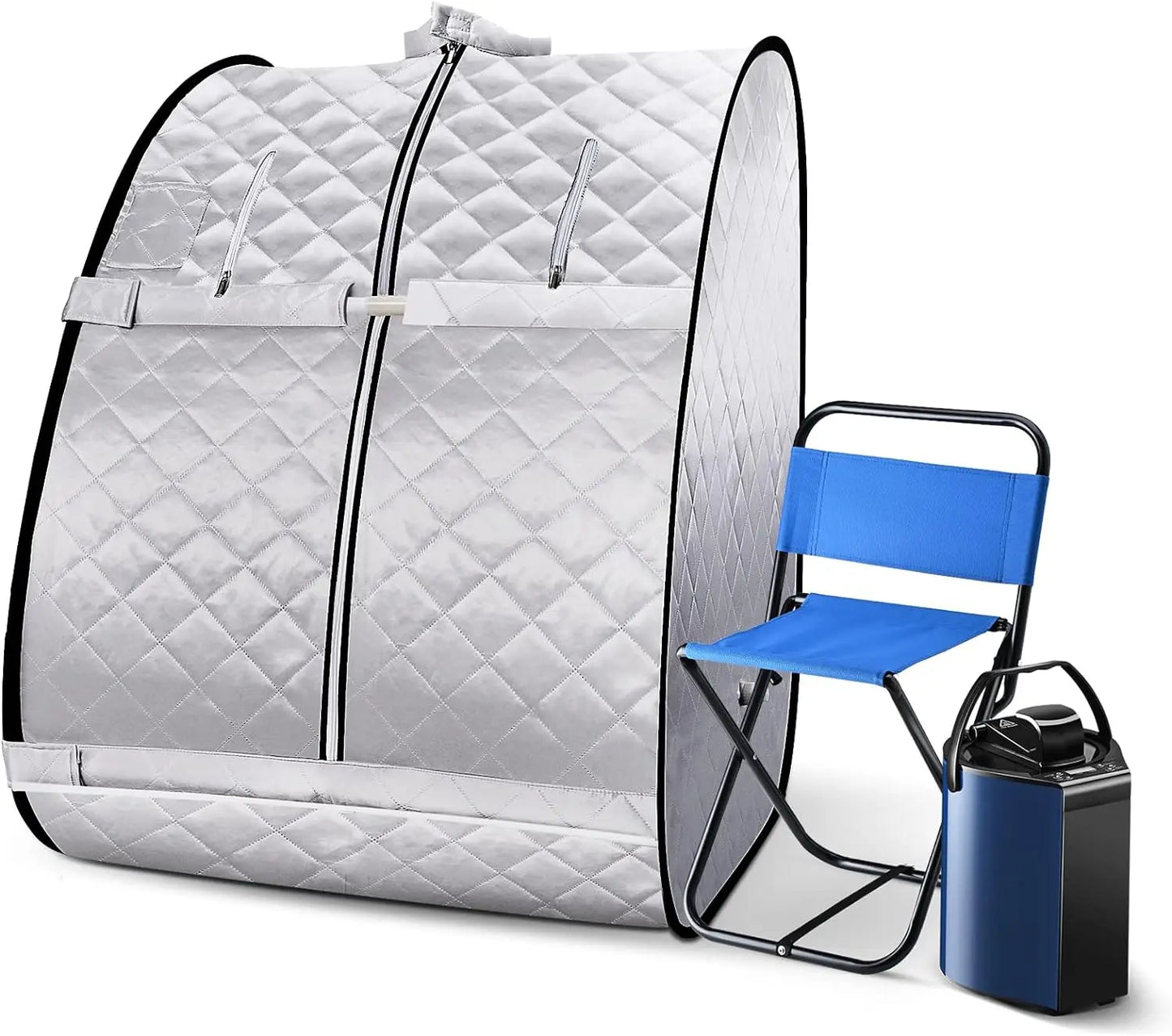 Portable Steam Sauna, 3L & 800W Steam Generator with Protection