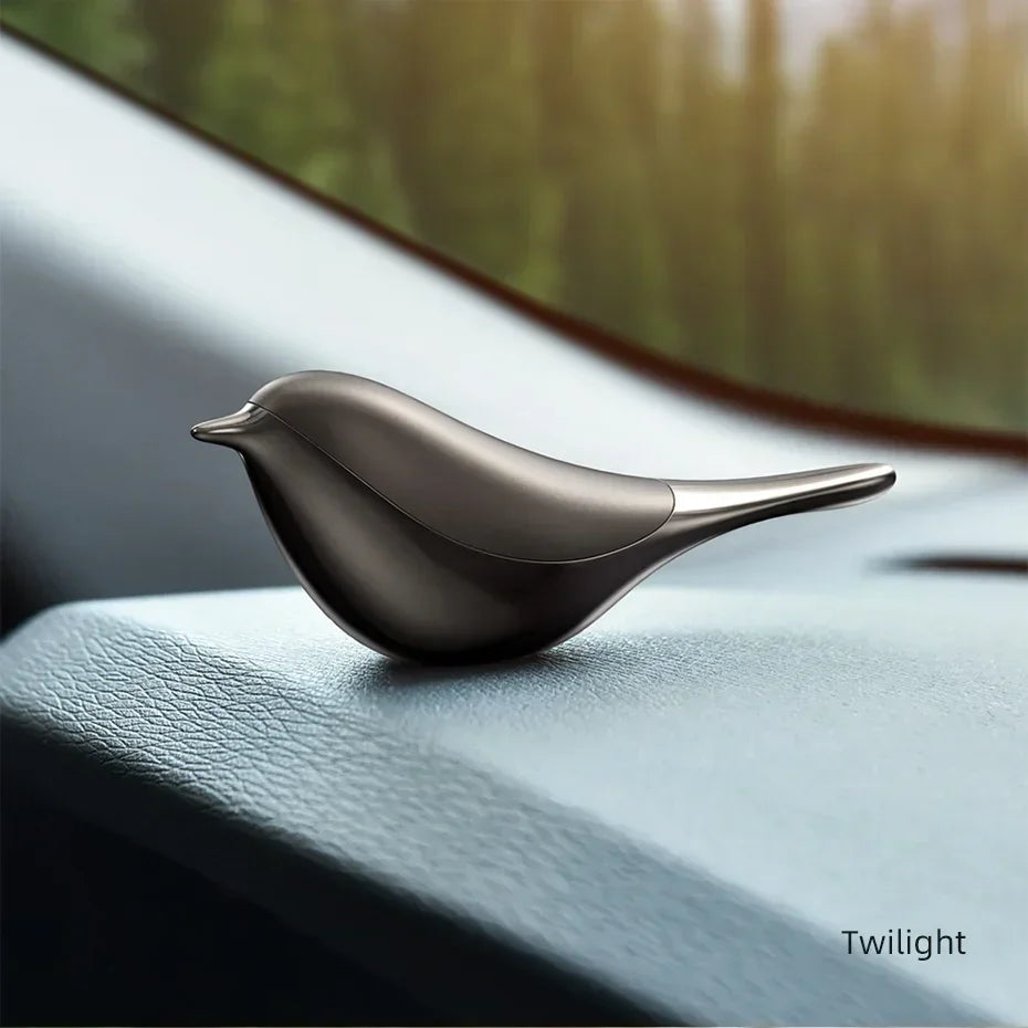Car Air Freshener Lucky Bird Aromatherapy Diffuser Alloy Magnetic Cap Auto Interior Fragrance Air Purification Accessories