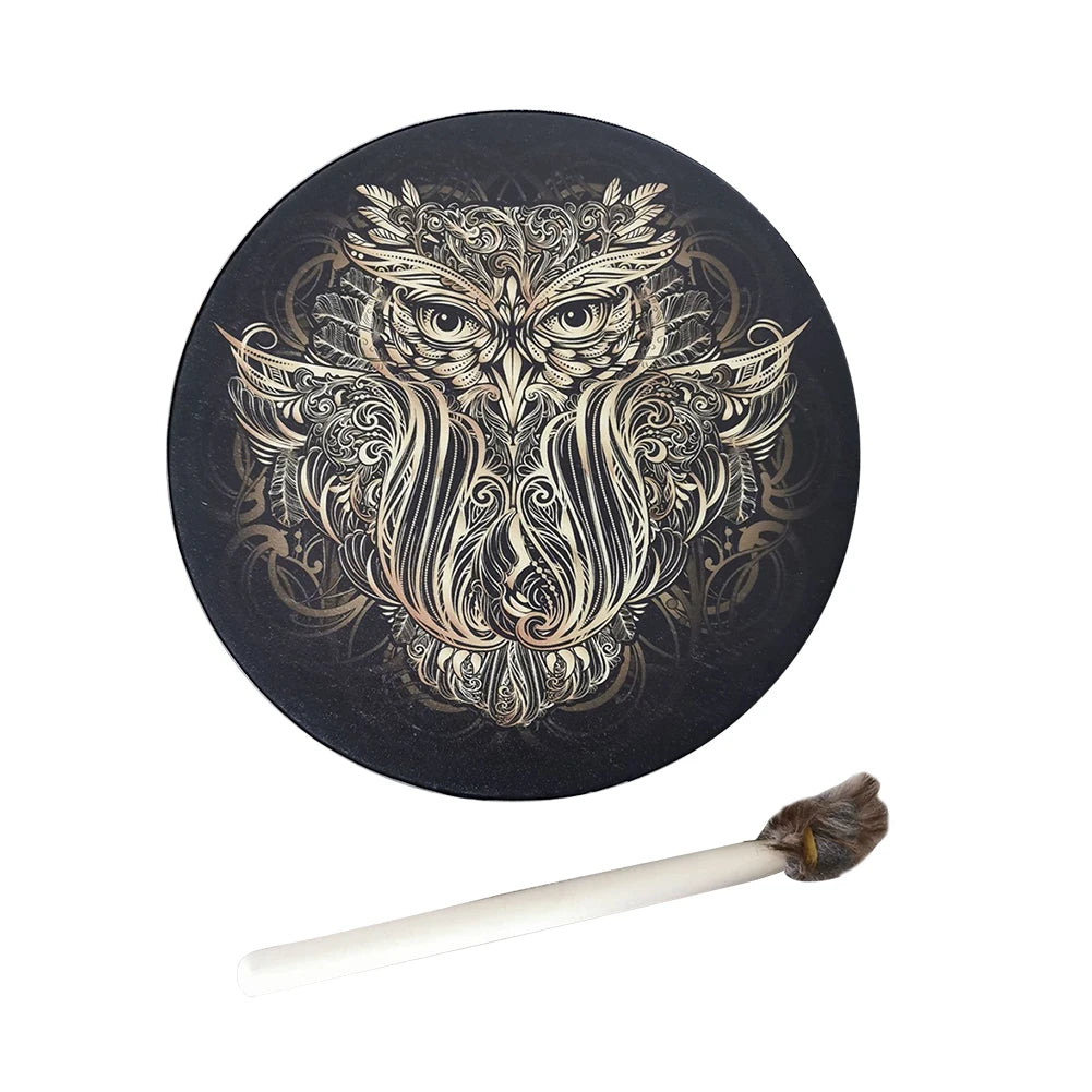 Handmade Fashion Alchemical Moon Drum  Sound Healing Tool for Spiritual Music Meditation