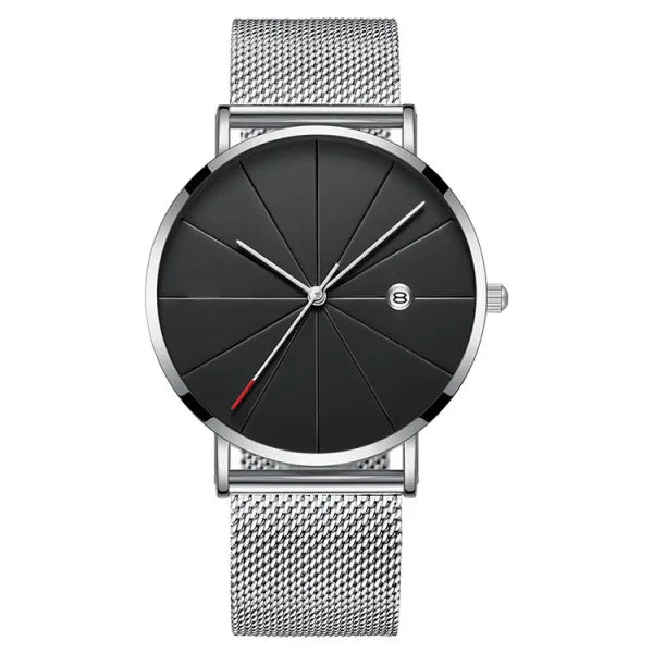 Men Watch Luxury Set Fashion Business Brown Quartz Wrist Watches