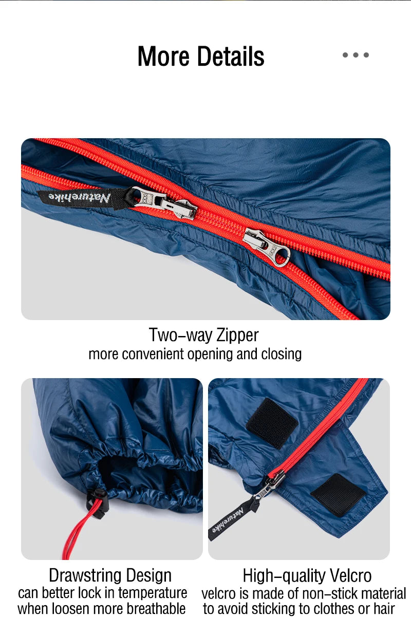 Naturehike Goose Down Sleeping Bag Ultralight Winter Waterproof