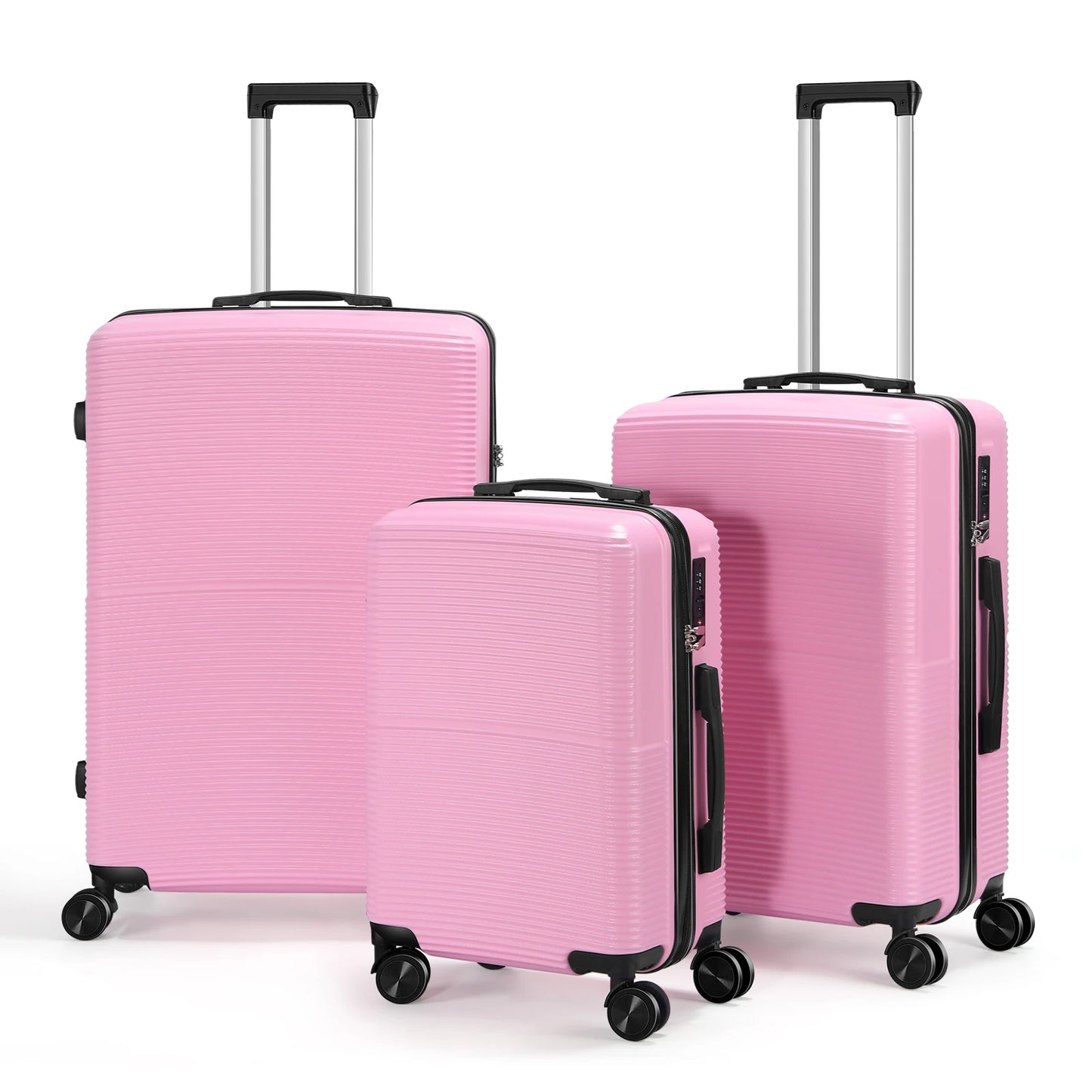 TSA Lock 3Pcs Luggage Set ABS Hardshell