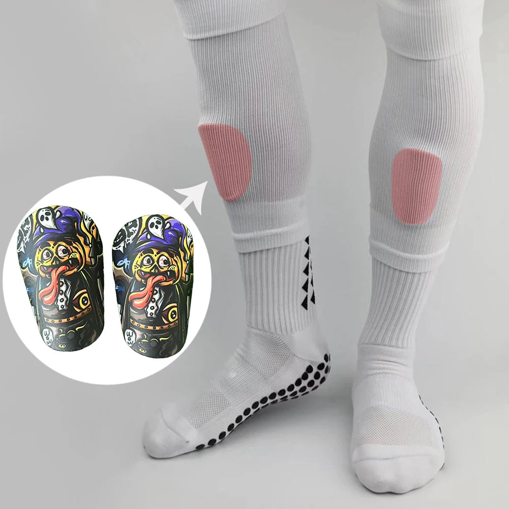 1Pair Soccer Shin Pad Shock Absorber Football Shin Guards Mini Shin Guard Soccer Training Leg Protector for Kids