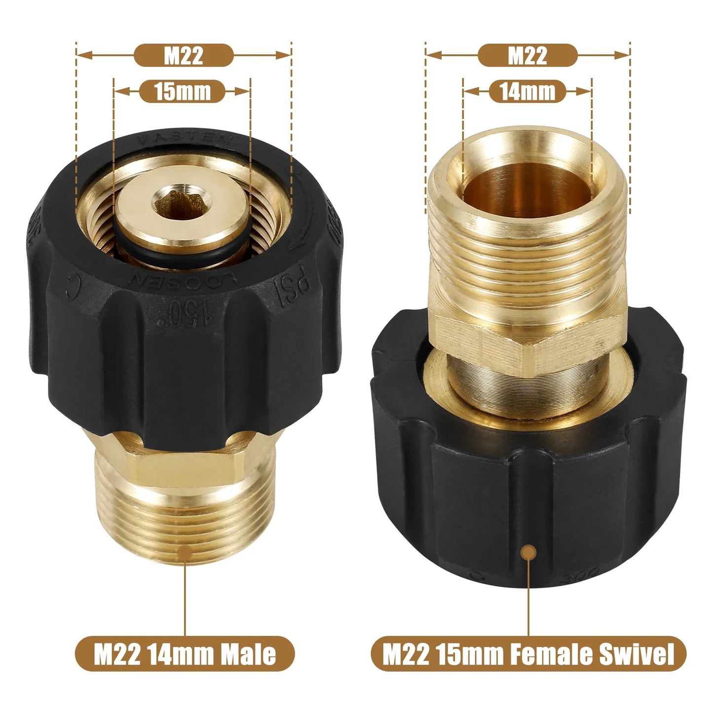 Garden Watering Hose Quick Coupling Kit Joint Leak Proof Quick Release