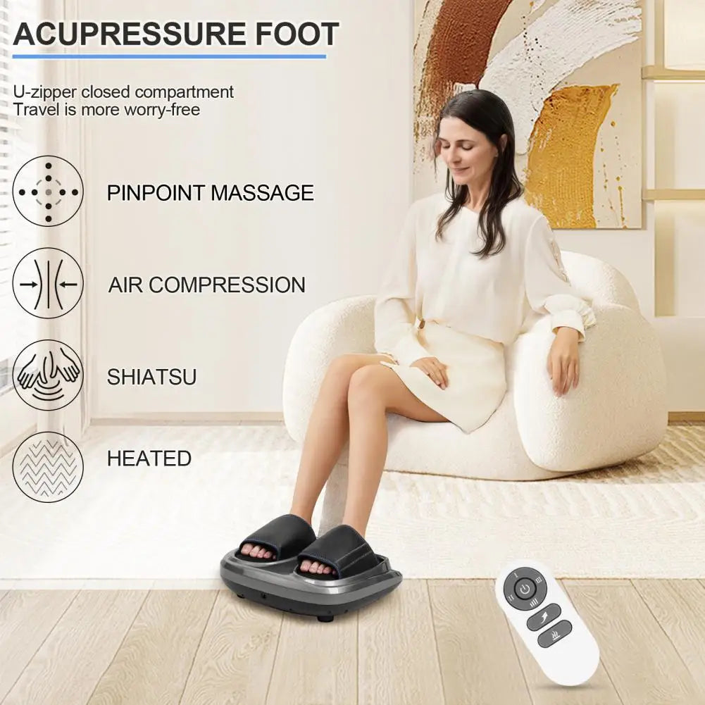 Thermal Heating Foot Massager with Air Compression