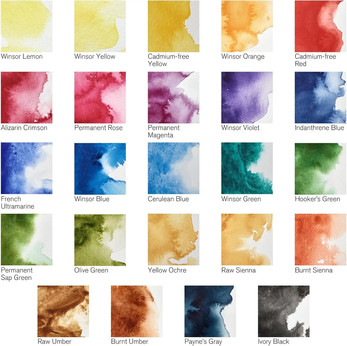 Professional Watercolor Lightweight Metal Box 24 Half Pans Color Field Pocket Set Watercolor Palette Brush