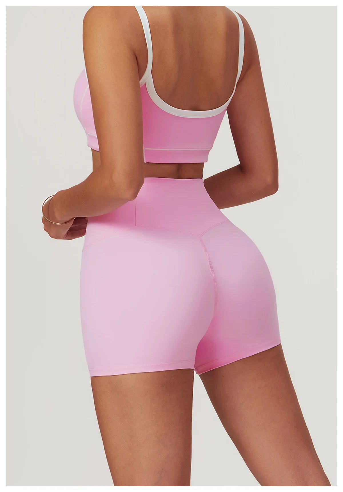 Yoga Set Women Sport Bra Gym Workout Legging High Waist Flare Pant