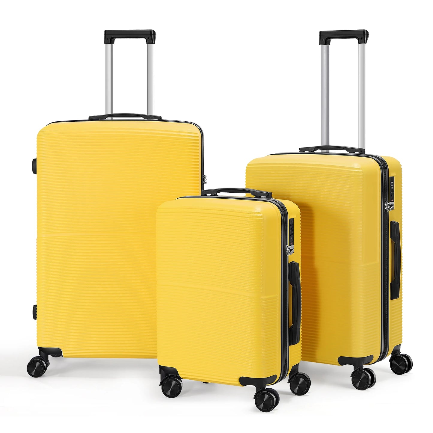 TSA Lock 3Pcs Luggage Set ABS Hardshell Travel set