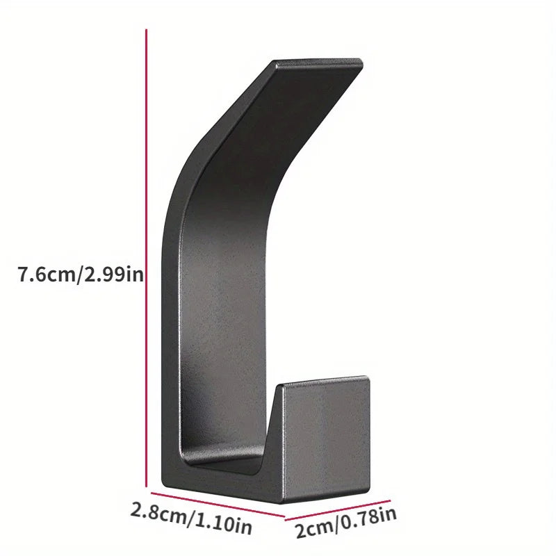 5pcs Adhesive Hooks For Walls - No-Drill