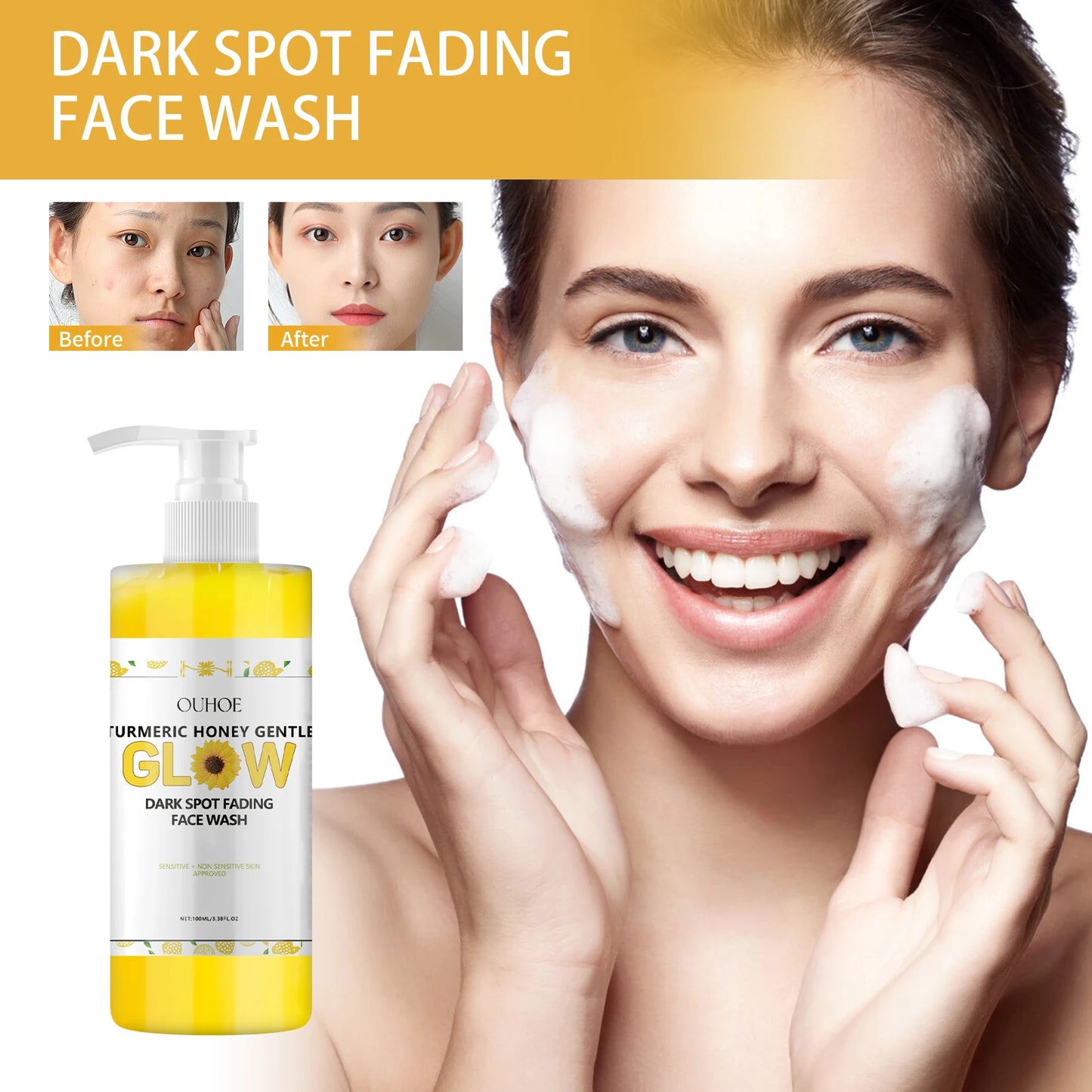 Turmeric facial skincare set