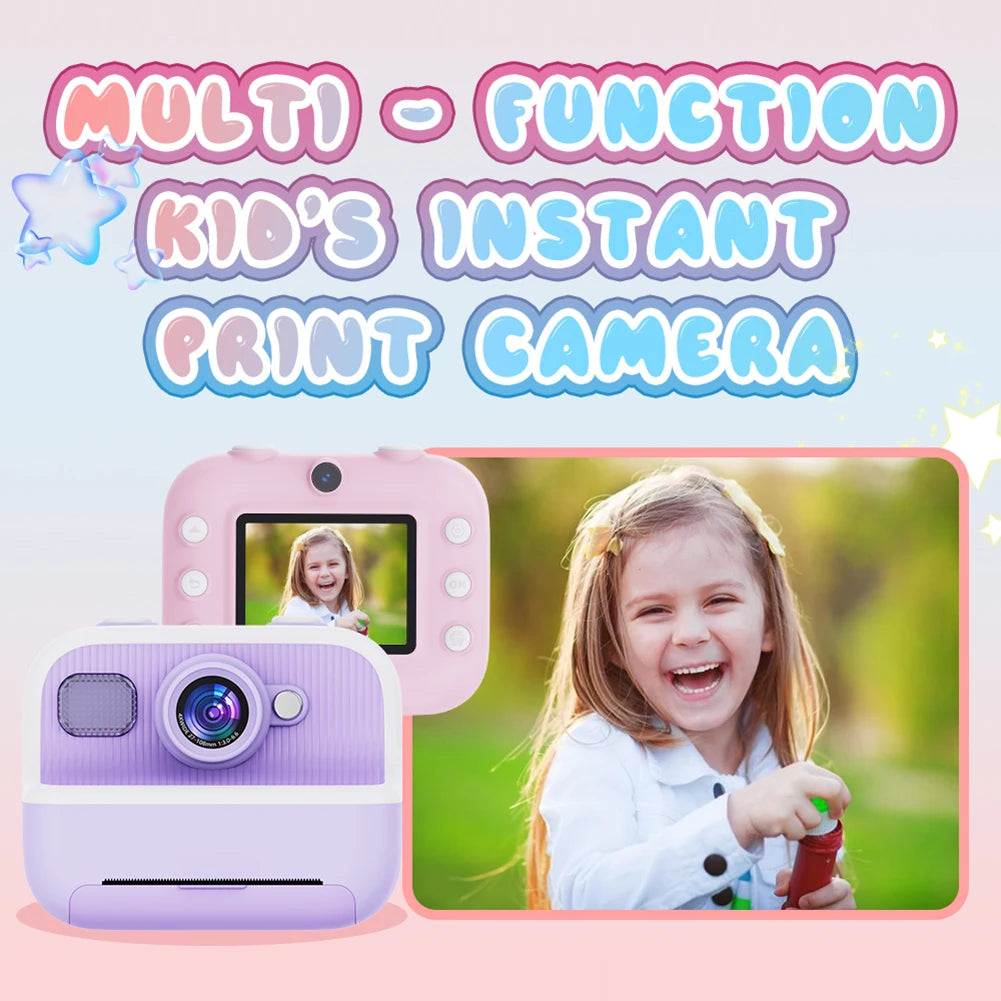 Kids Mini Instant Print Camera