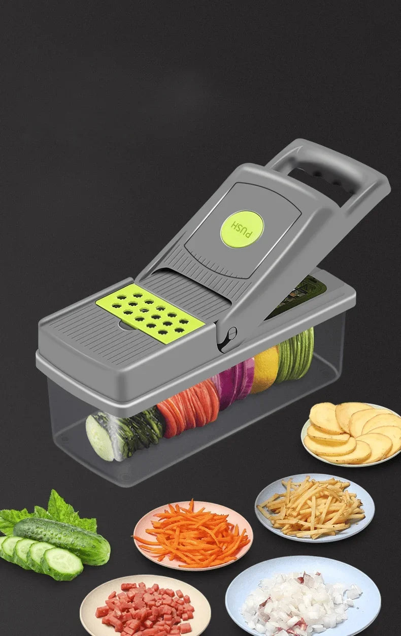 15 Piece Set of Household Multifunctional Vegetable Slicer