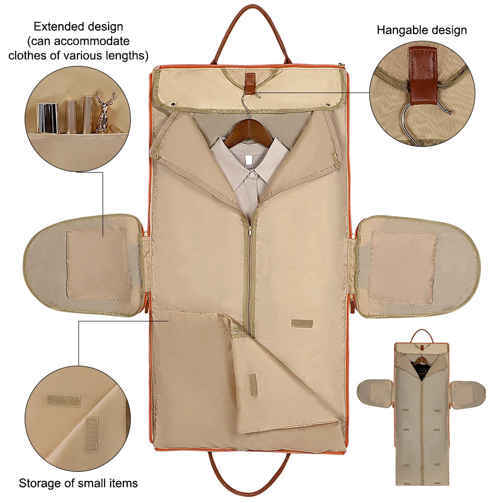 2024 Fashion Large  Folding Suit  Travel Bag