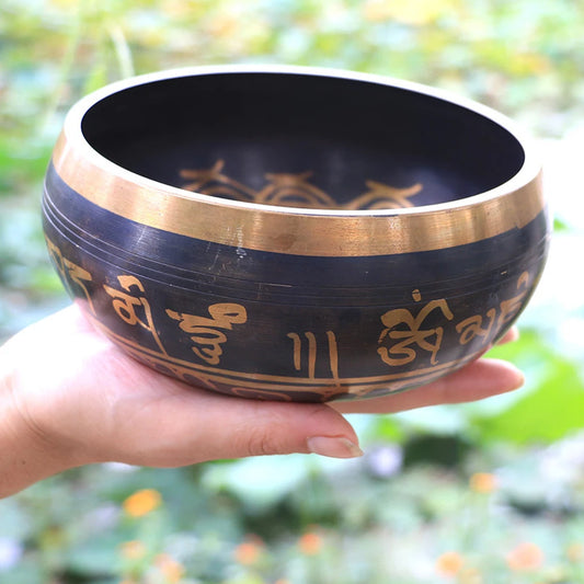 Tibetan Singing Bowl for Yoga, Meditation, and Music Therapy Bowl Handmade