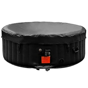 Inflatable Hot Tub Spa | Personal High Powered Jetted Bubble | 265 Gallon | Black