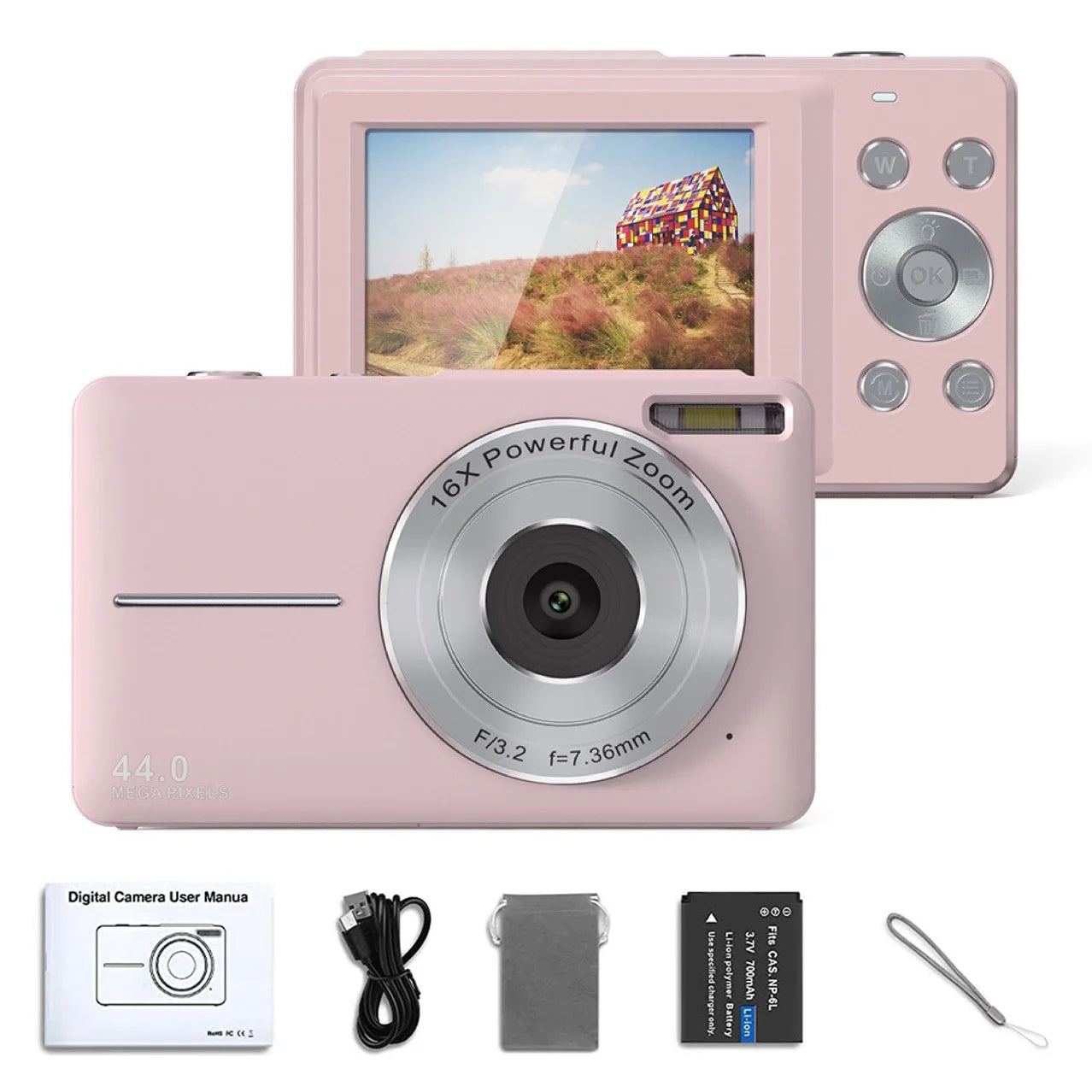 HD 1080P Digital Camera - Perfect for Kids and Beginners
