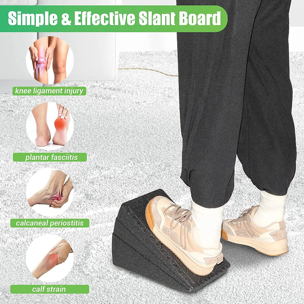 Yoga Foam Wedge Block Calf Extender Foot Stretcher