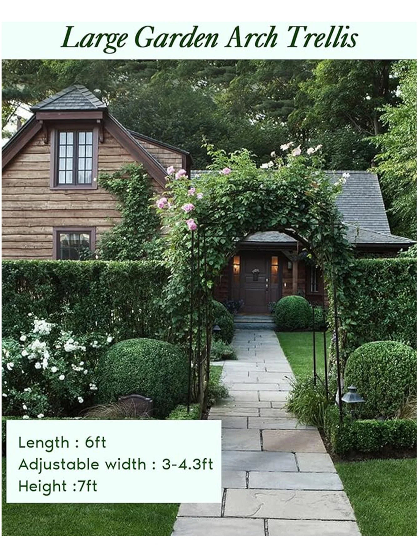 Garden Arch Trellis For Climbing Plants And Vines Decor