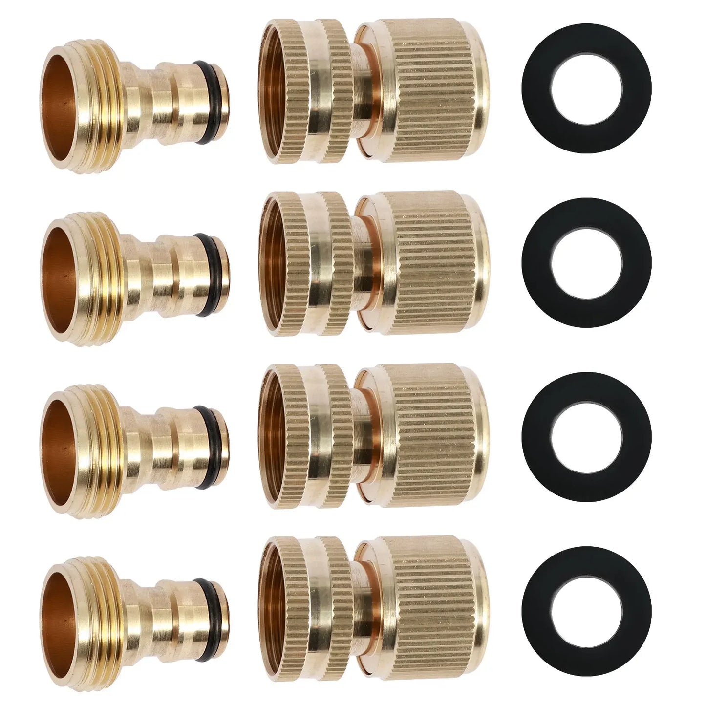 Garden Watering Hose Quick Coupling Kit Joint Leak Proof Quick Release
