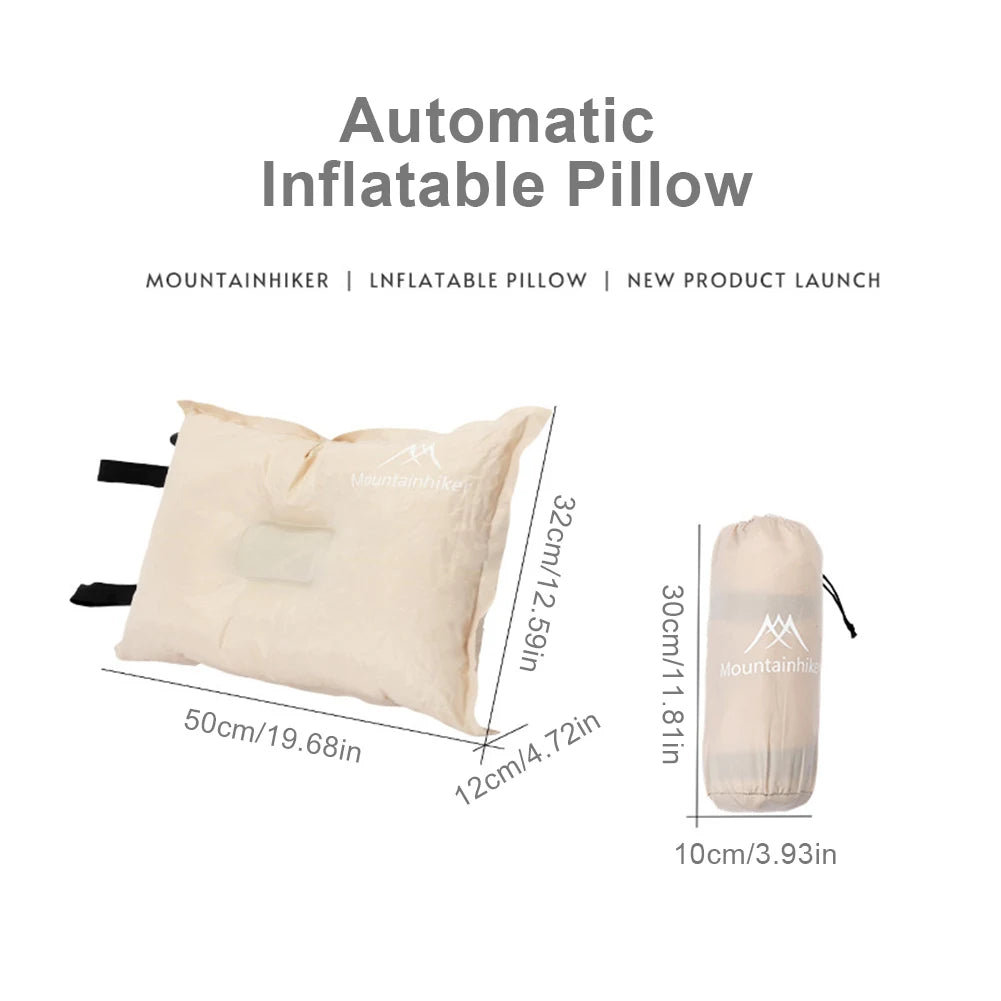 Camping Inflatable Pillow Comfortable Automatic Inflatable Pillow