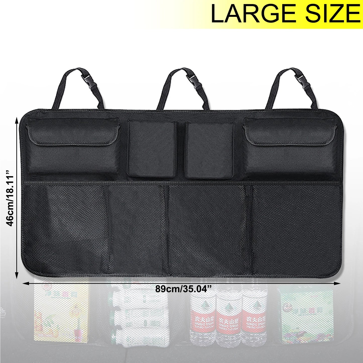 Car Backseat Trunk Organizer Storage Hanging Bag Waterproof