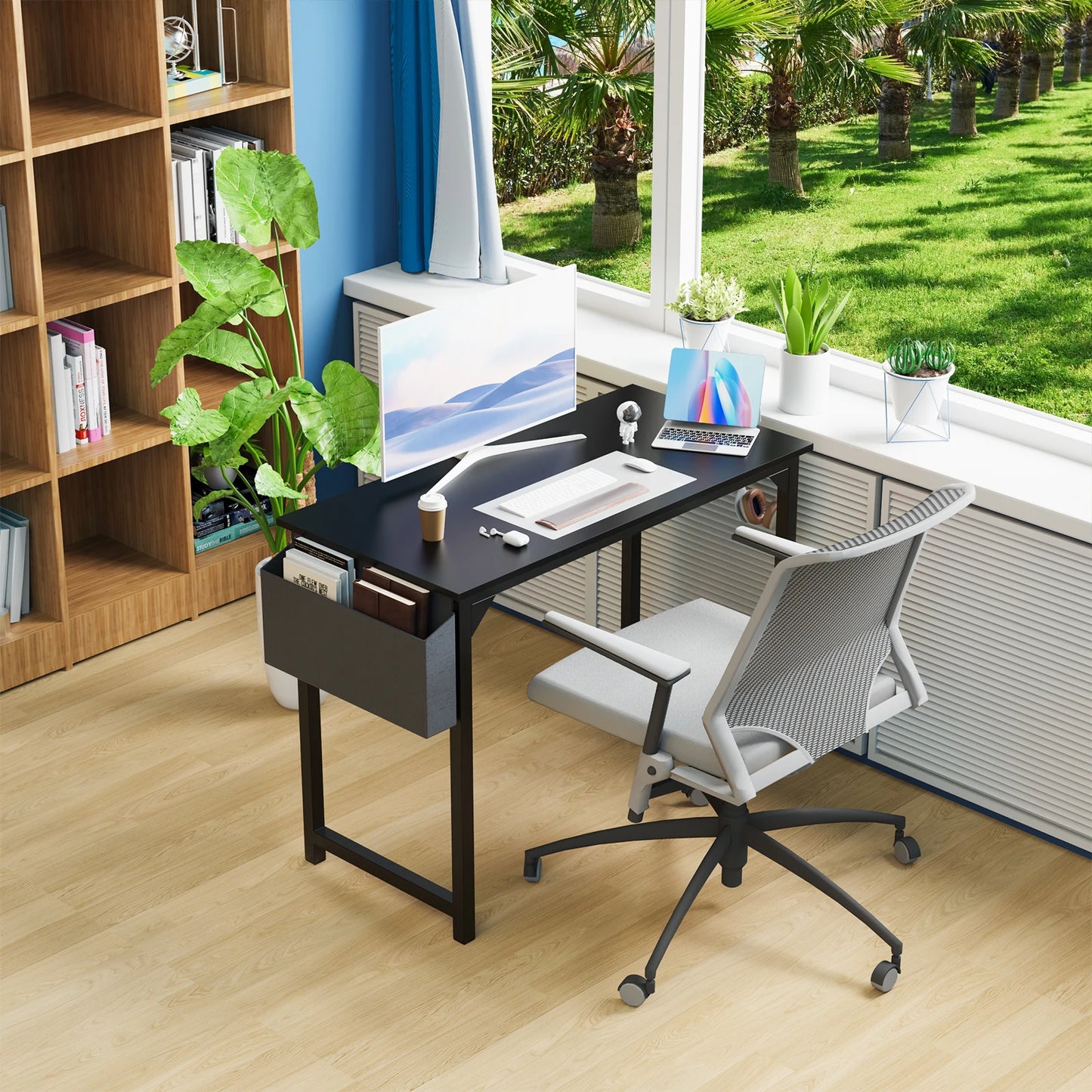 JHK Computer Desk Writing Study Office Gaming Table Compact