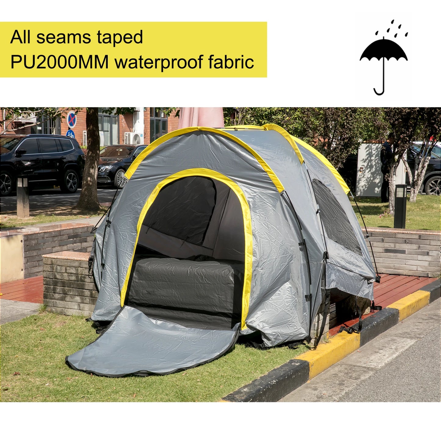 VEVOR 5-8 FT Waterproof Truck Tent Bed for Camping Hiking
