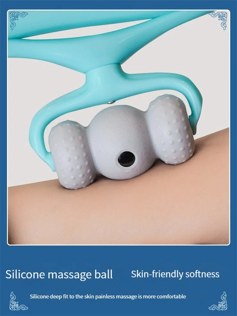 Neck Massager Pain Relief Deep Tissue 360 Degree Neckbud