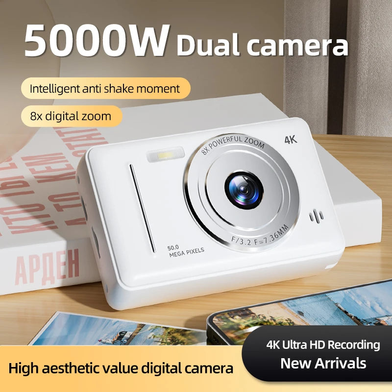 4K Retro CCD Portable Digital Camera