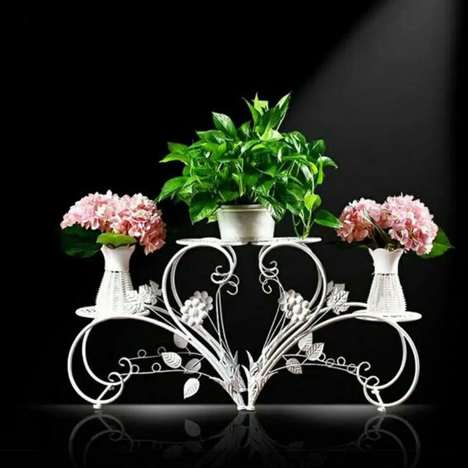2PCS  Metal Plant Stand  for Garden Balcony Office