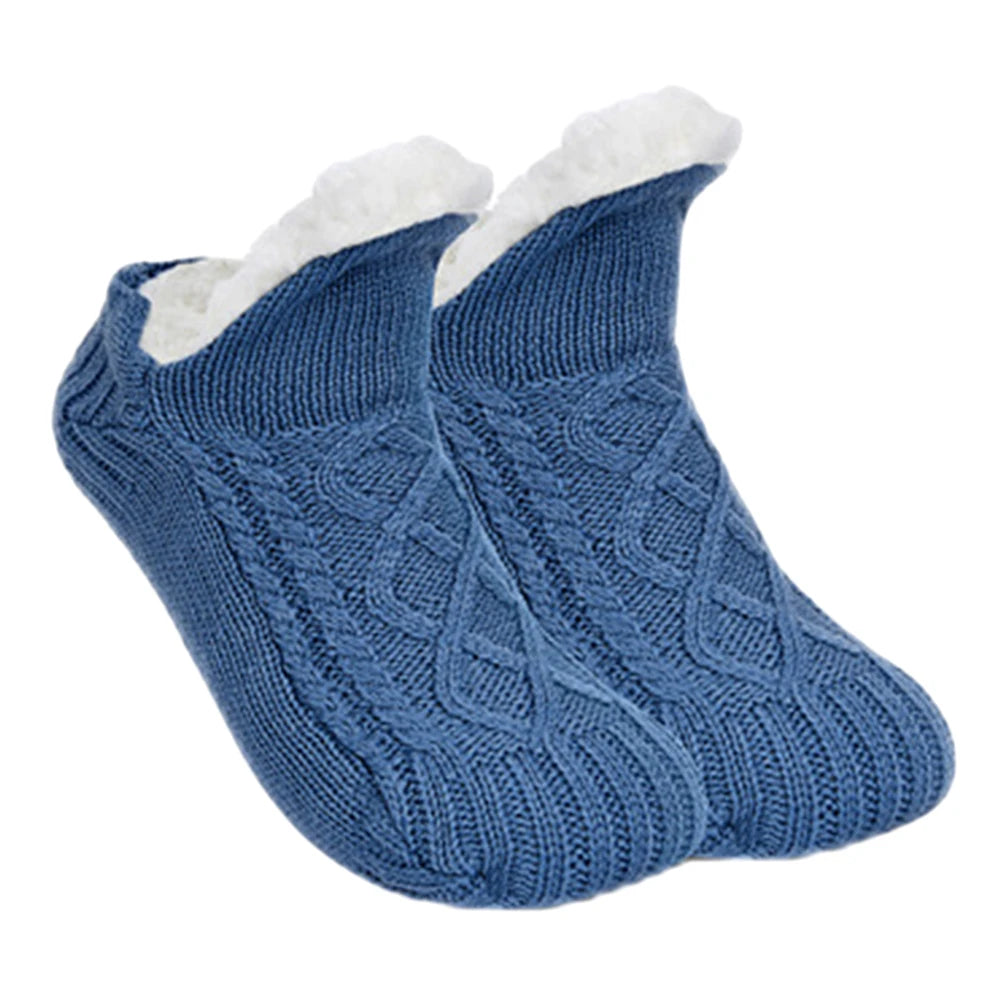 Fleece Floor Socks Cozy Thermal Velvet Socks Indoor Warmth