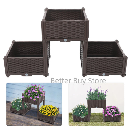Planter Raised Bed Elevated Planter Garden Box Outdoor Gardening Kit