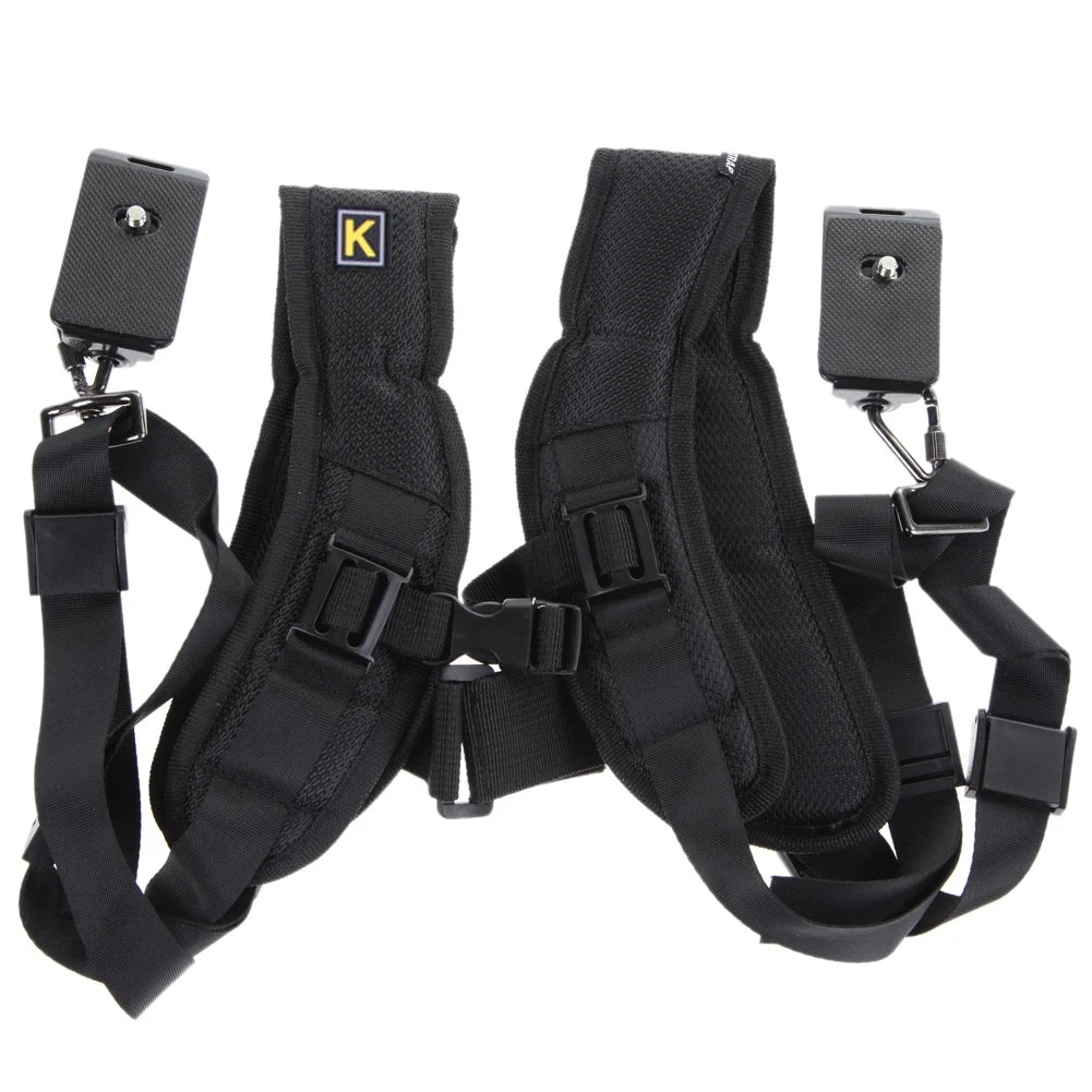 Shoulder Camera Strap for Two Digital Cameras