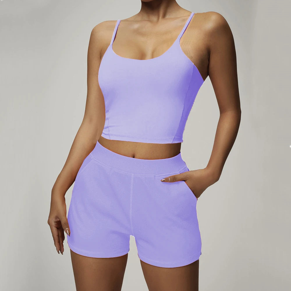 1/2PCS Loose Sweatshirt Yoga Set Gym Clothes Women Fitness