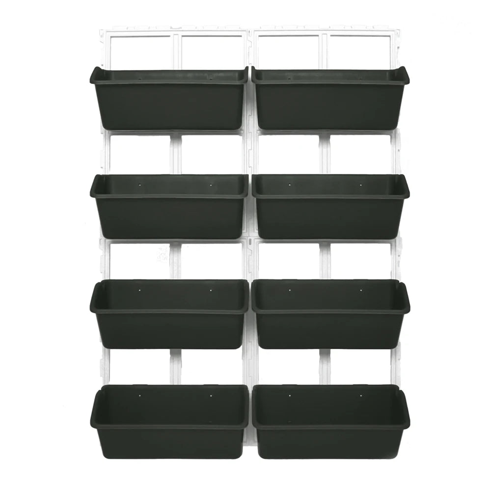 4 Tier Wall-Mounted Elevated Garden Planter Vertical Pots