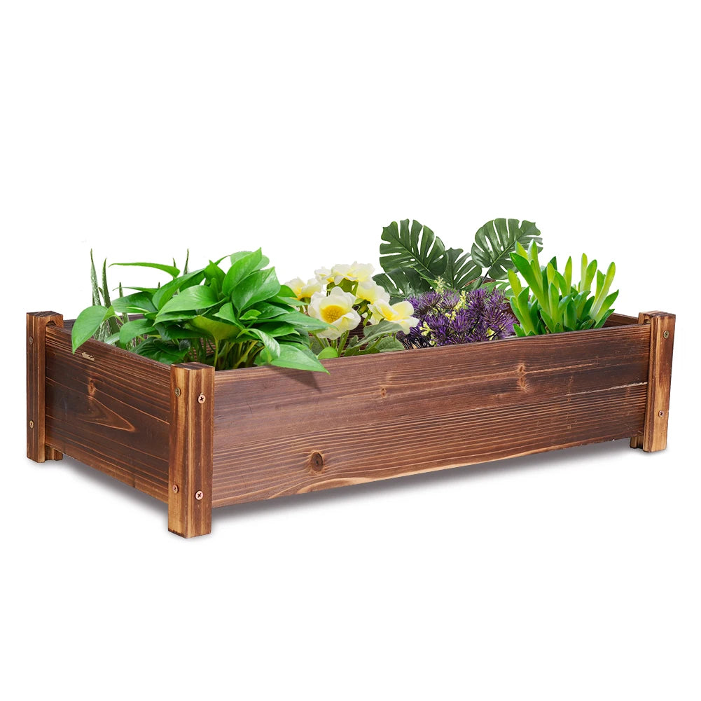 Raised Garden Bed Large Wooden Planter Garden Boxes Elevated