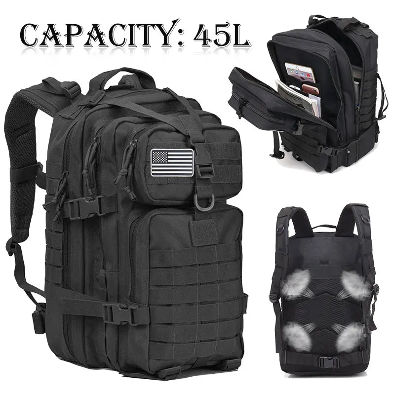 Tactical Backpack  Large Capacity Waterproof Multi-functional Bags