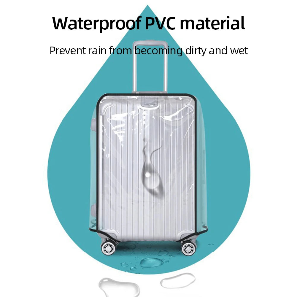 20-30inch Clear Suitcase Cover Protector for Wheeled Luggage