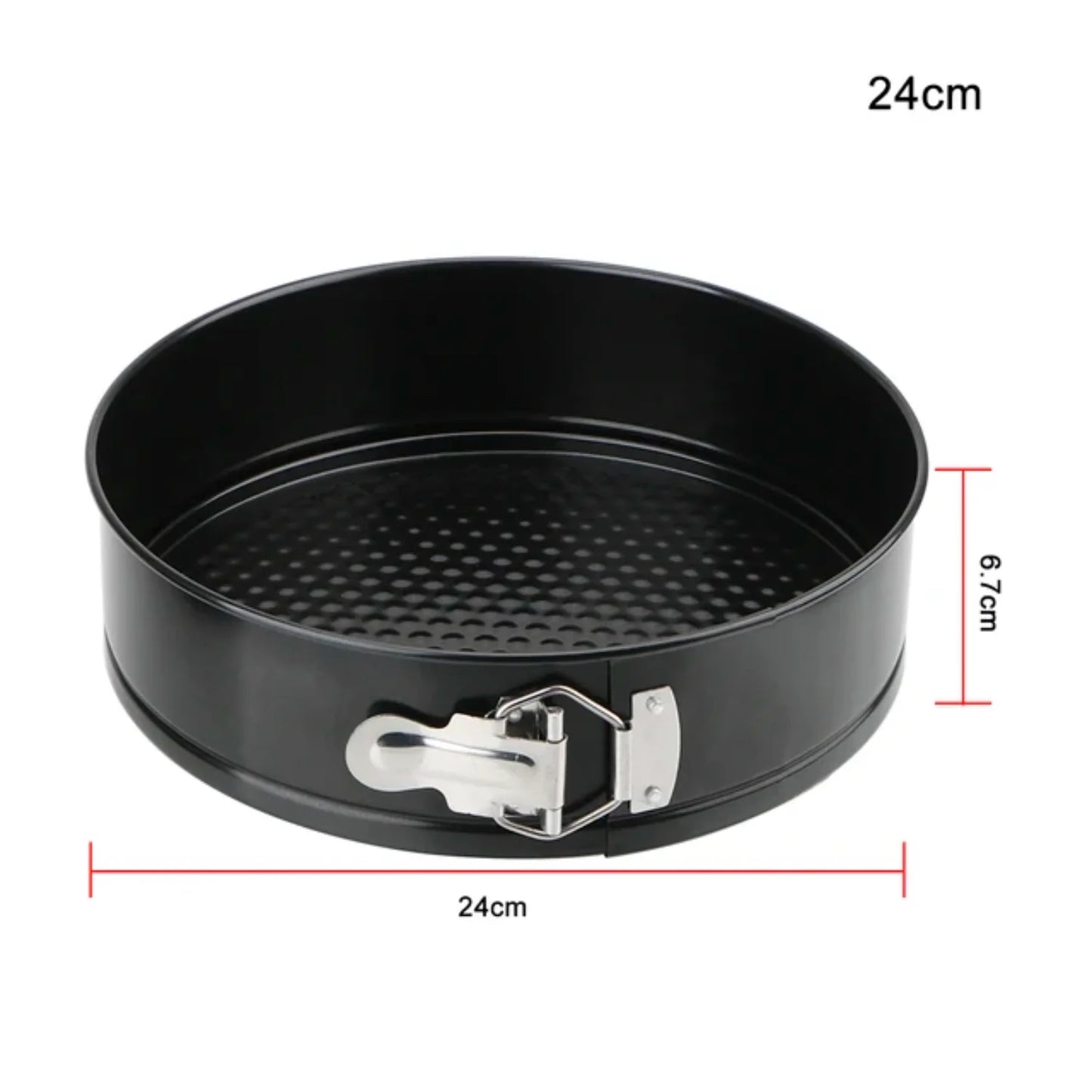Non-Stick Metal Bake Round Cake Pan Removable Bottom