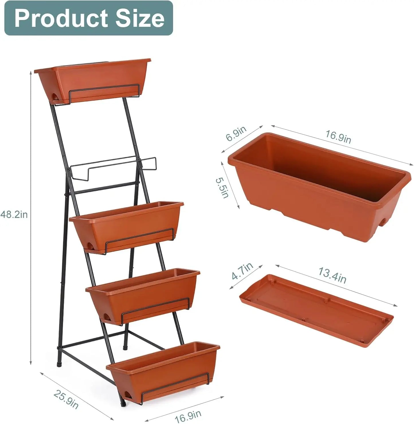 Vertical Flower Pots