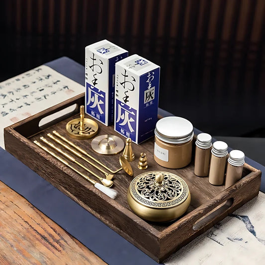 Brass Incense Burner Set
