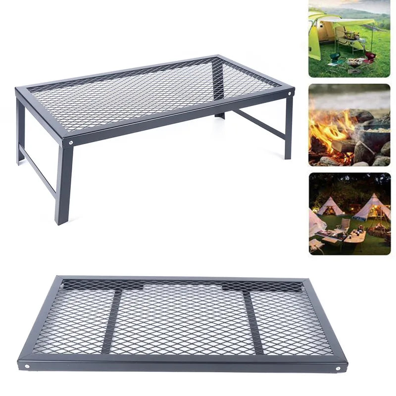 Folding Outdoor Camping BBQ Grill Portable Stand Equipment Picnic Cooking Grate Delicious Manufacturing Party Supplies