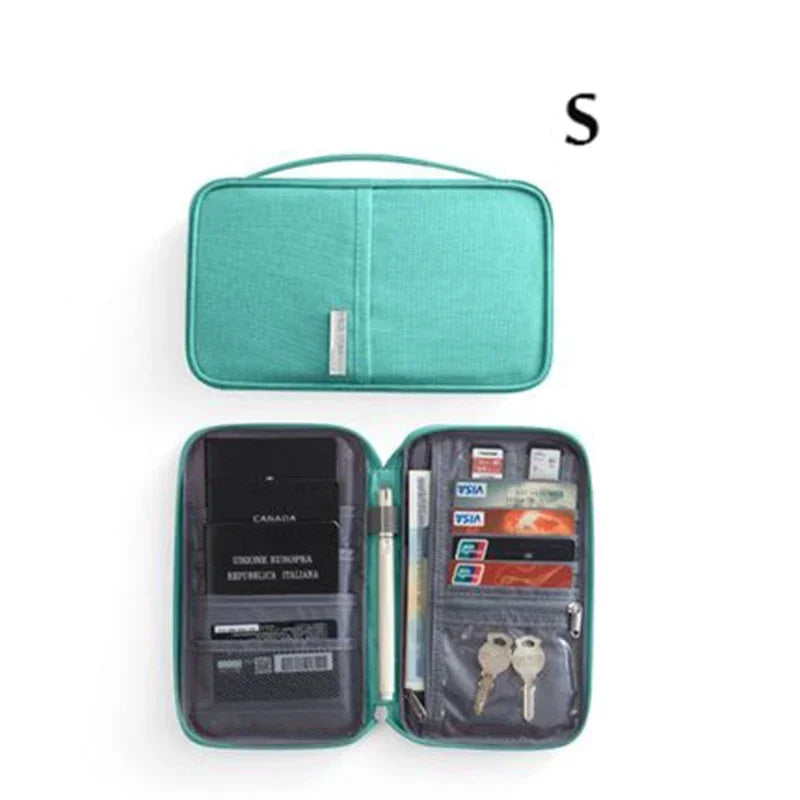 Women Multi-Function Waterproof Travel Passport Holder Cover