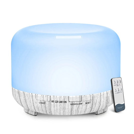 500ML Aromatherapy Oil Diffuser Essential Oil Aroma Diffuser Humidifier for Home Office
