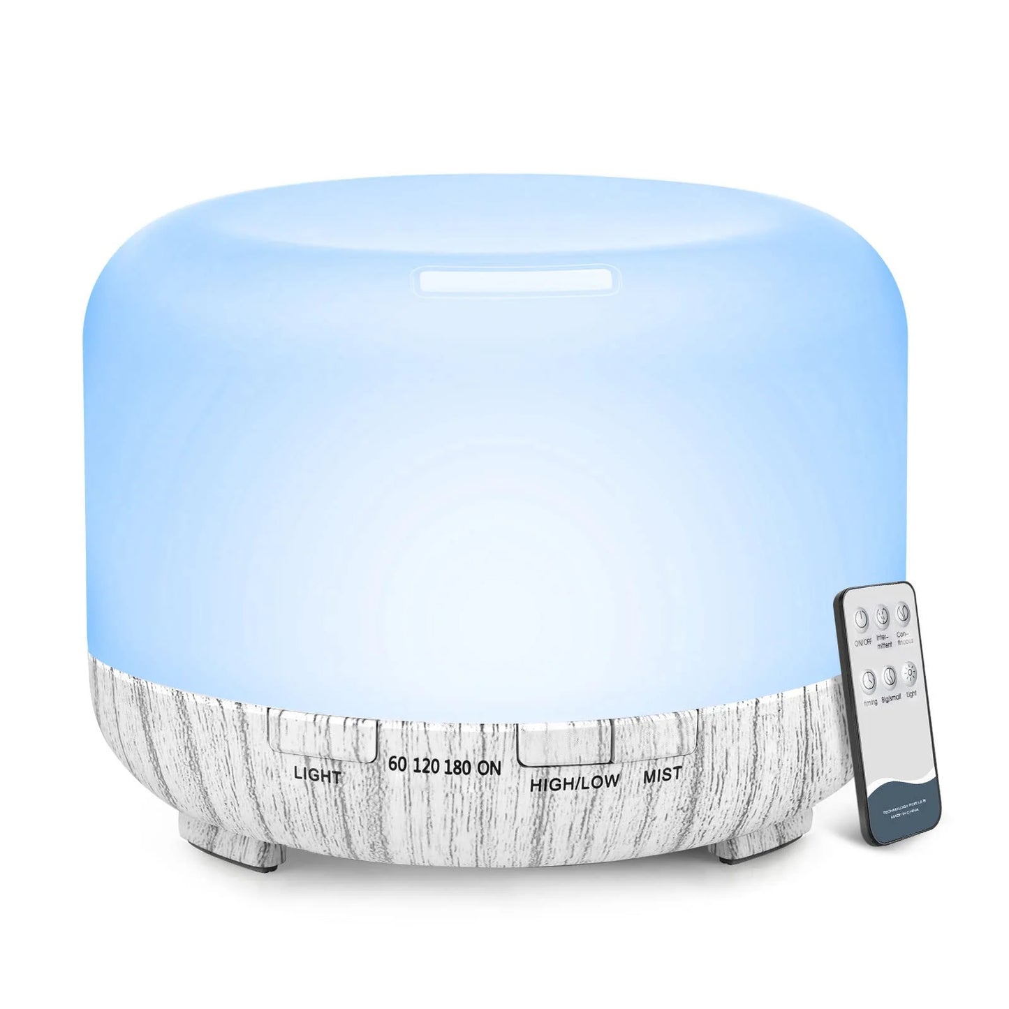 500ML Aromatherapy Oil Diffuser Essential Oil Aroma Diffuser Humidifier for Home Office