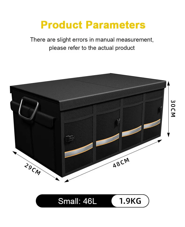 Car Trunk Storage Box Portable Multipurpose Folding Organizer