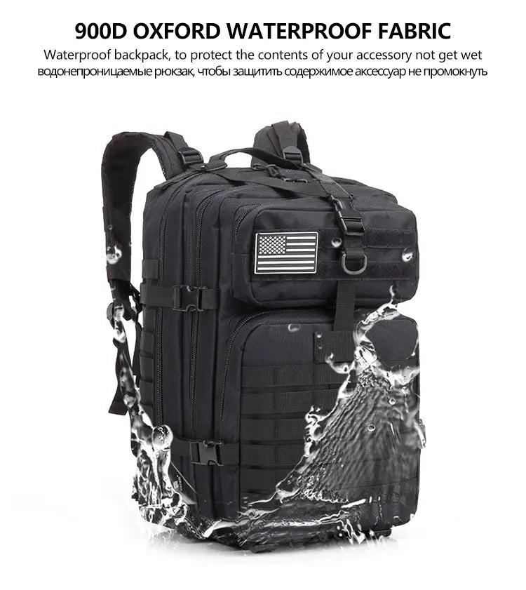 Tactical Backpack  Large Capacity Waterproof Multi-functional Bags