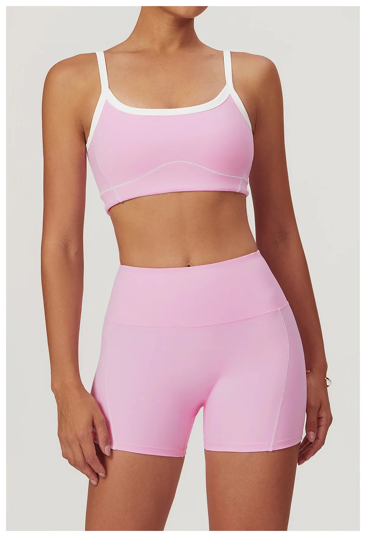 Yoga Set Women Sport Bra Gym Workout Legging High Waist Flare Pant